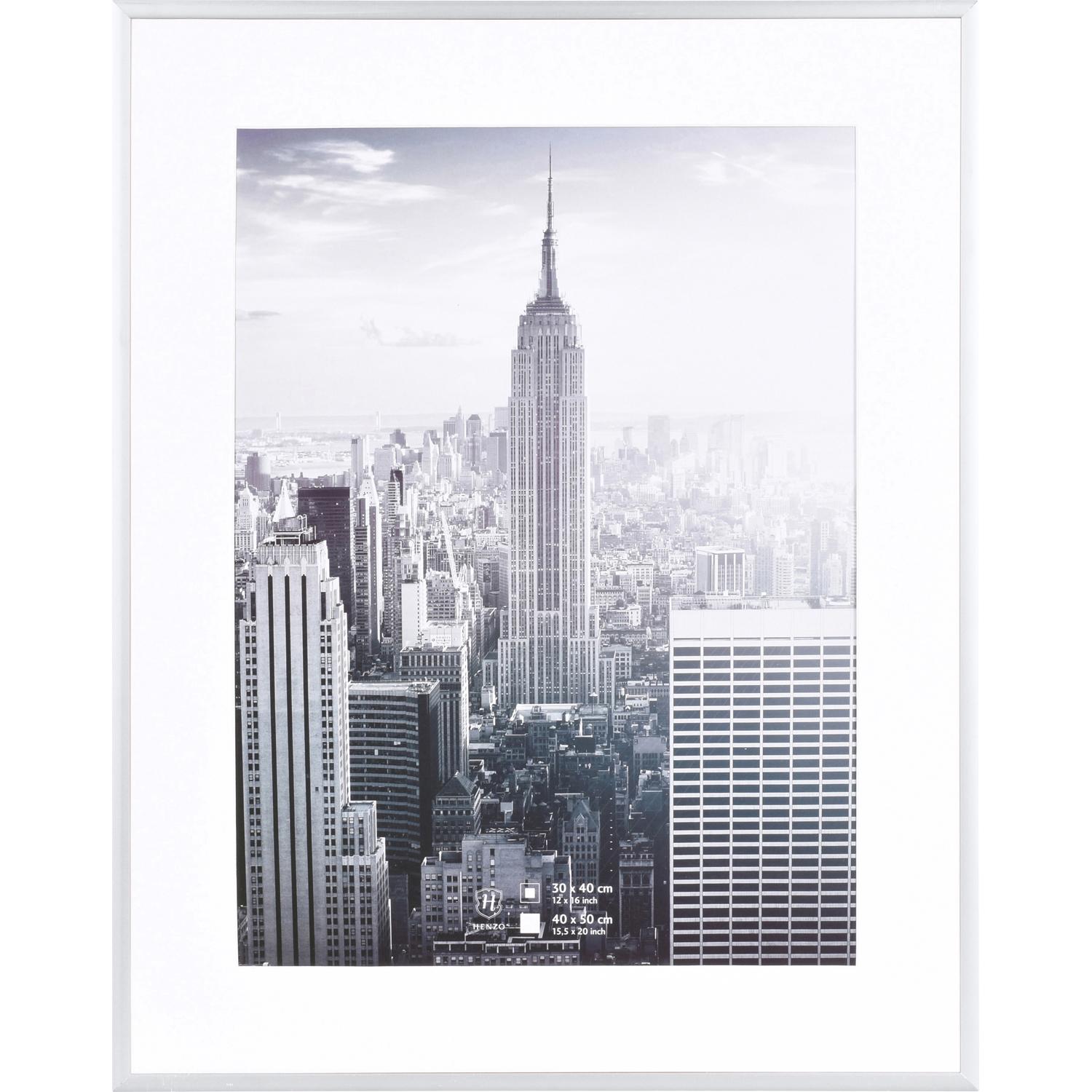 Fotolijst - Henzo - Manhattan - Fotomaat 40x50 cm - Zilver