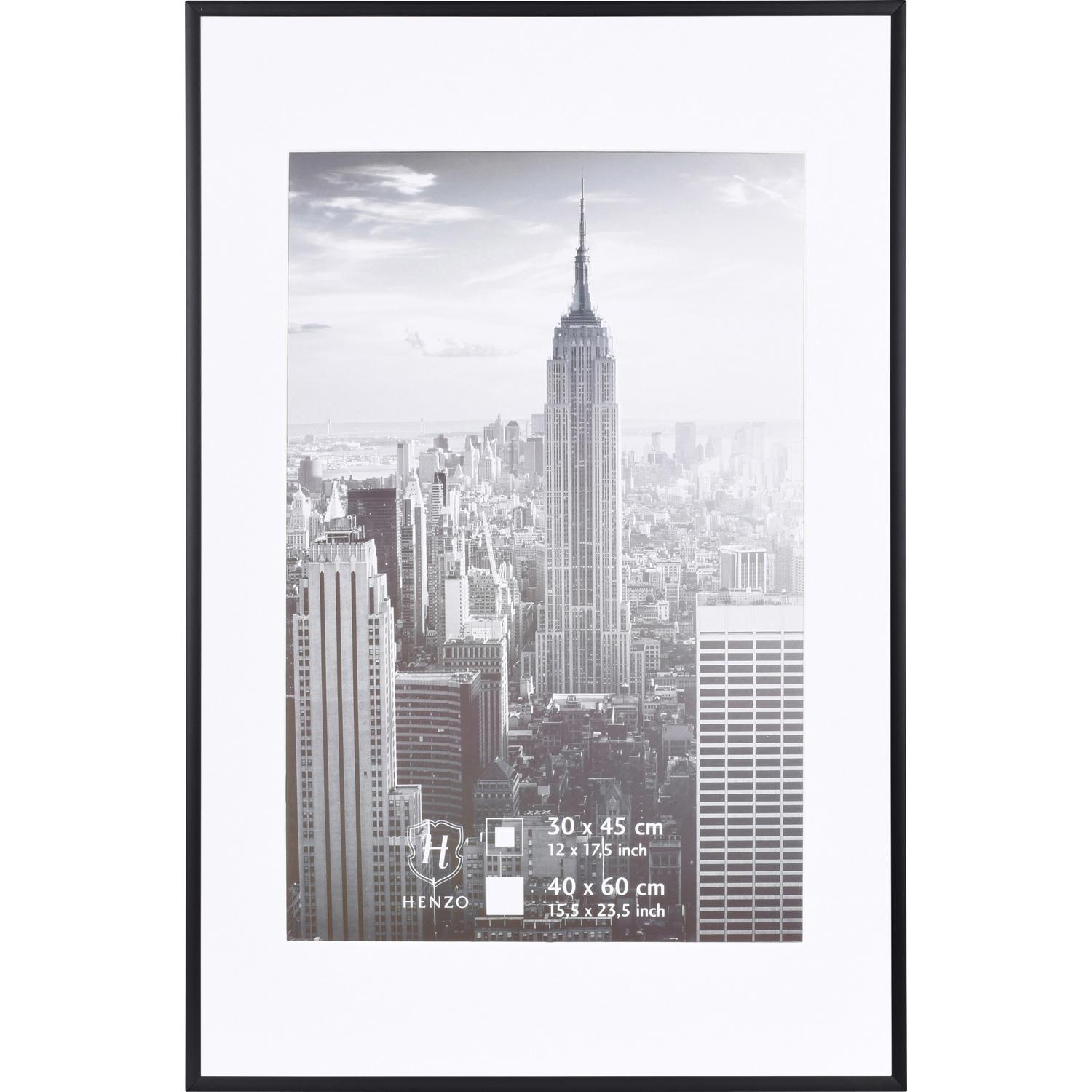 Fotolijst - Henzo - Manhattan - Fotomaat 40x60 cm - Zwart
