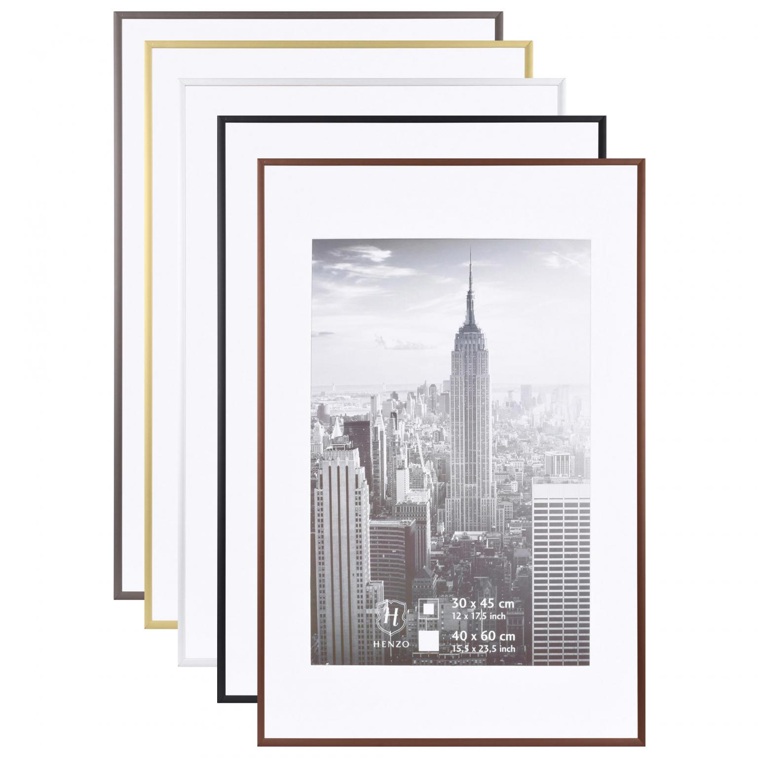 Fotolijst - Henzo - Manhattan - Fotomaat 40x60 cm - Zwart