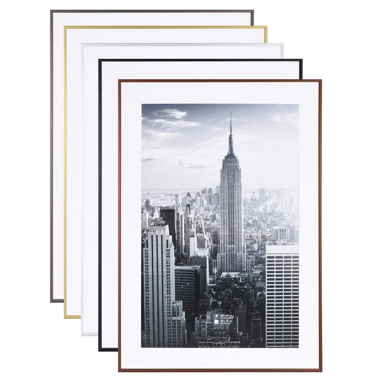 Fotolijst - Henzo - Manhattan - Fotomaat 50x70 cm - Zwart
