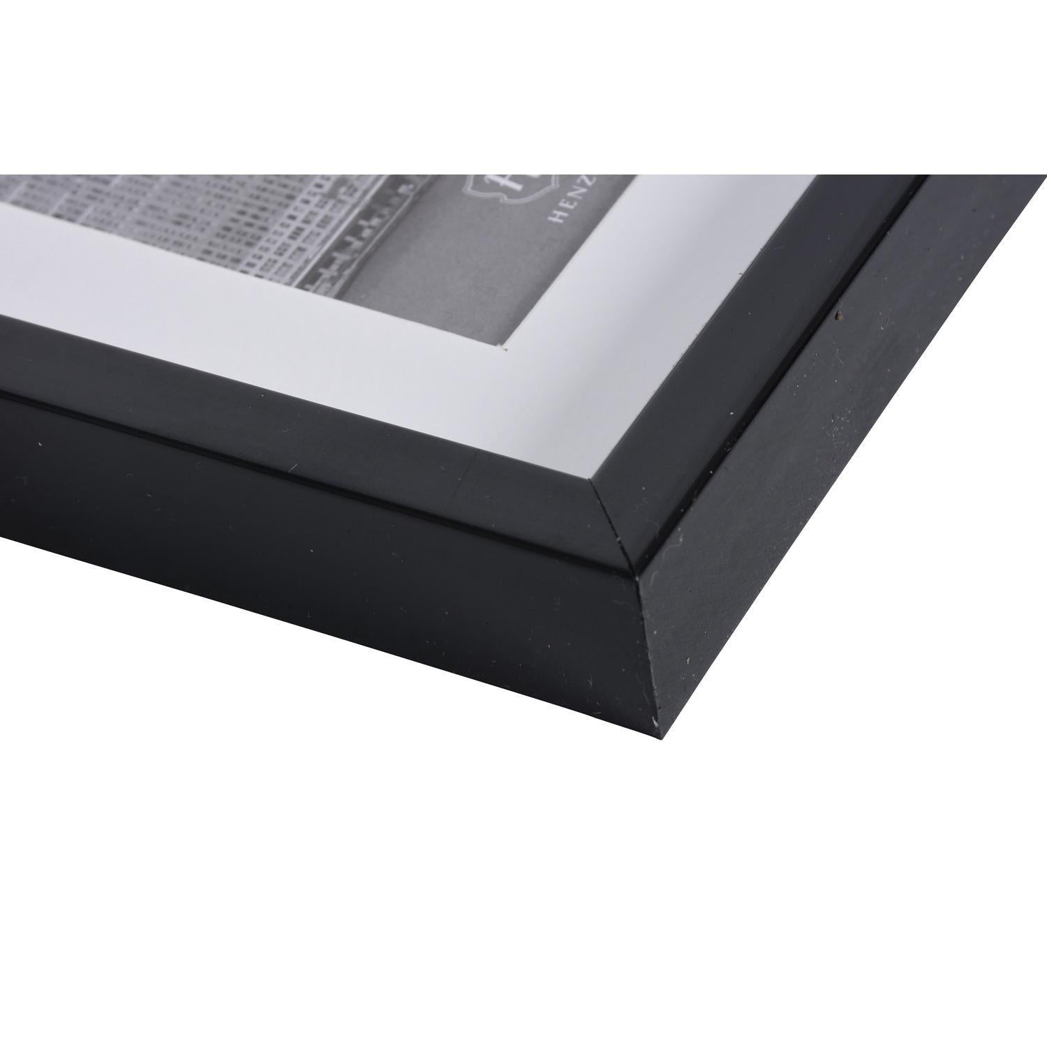 Fotolijst - Henzo - Metallica - Fotomaat 10x15 cm - Zwart