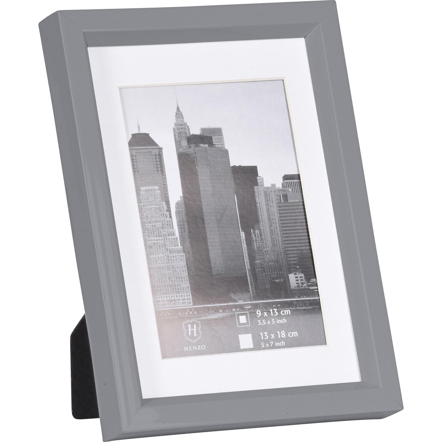 Fotolijst - Henzo - Metallica - Fotomaat 13x18 cm - Zilver