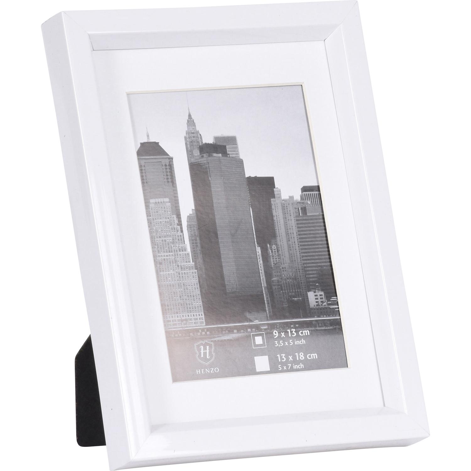 Fotolijst - Henzo - Metallica - Fotomaat 13x18 cm - Wit