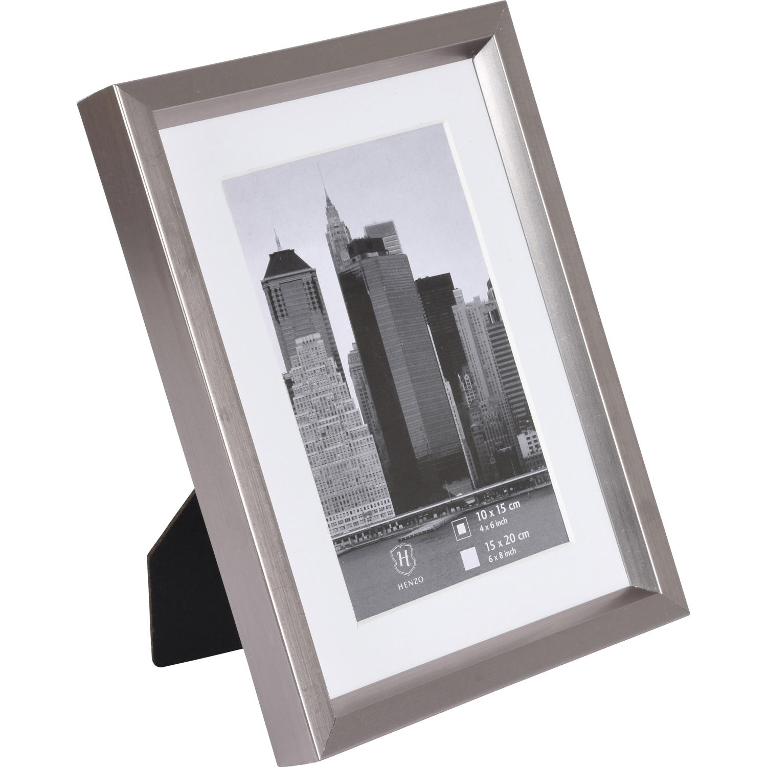 Fotolijst - Henzo - Metallica - Fotomaat 15x20 cm - Donkergrijs