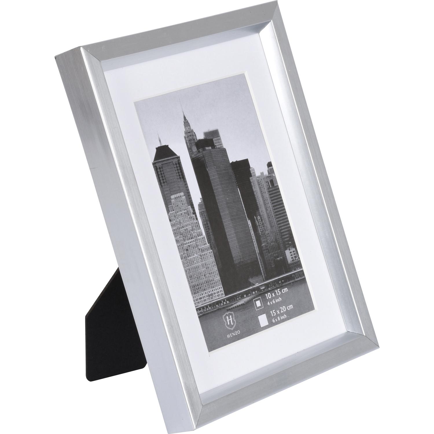 Fotolijst - Henzo - Metallica - Fotomaat 15x20 cm - Zilver