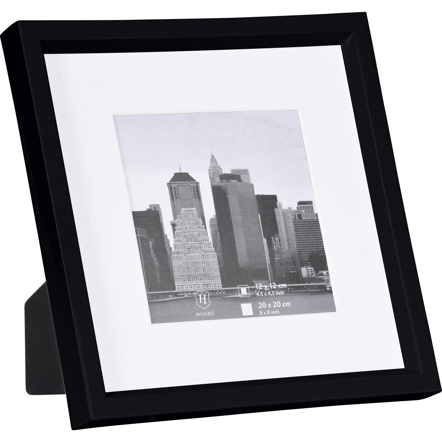 Fotolijst - Henzo - Metallica - Fotomaat 20x20 cm - Zwart