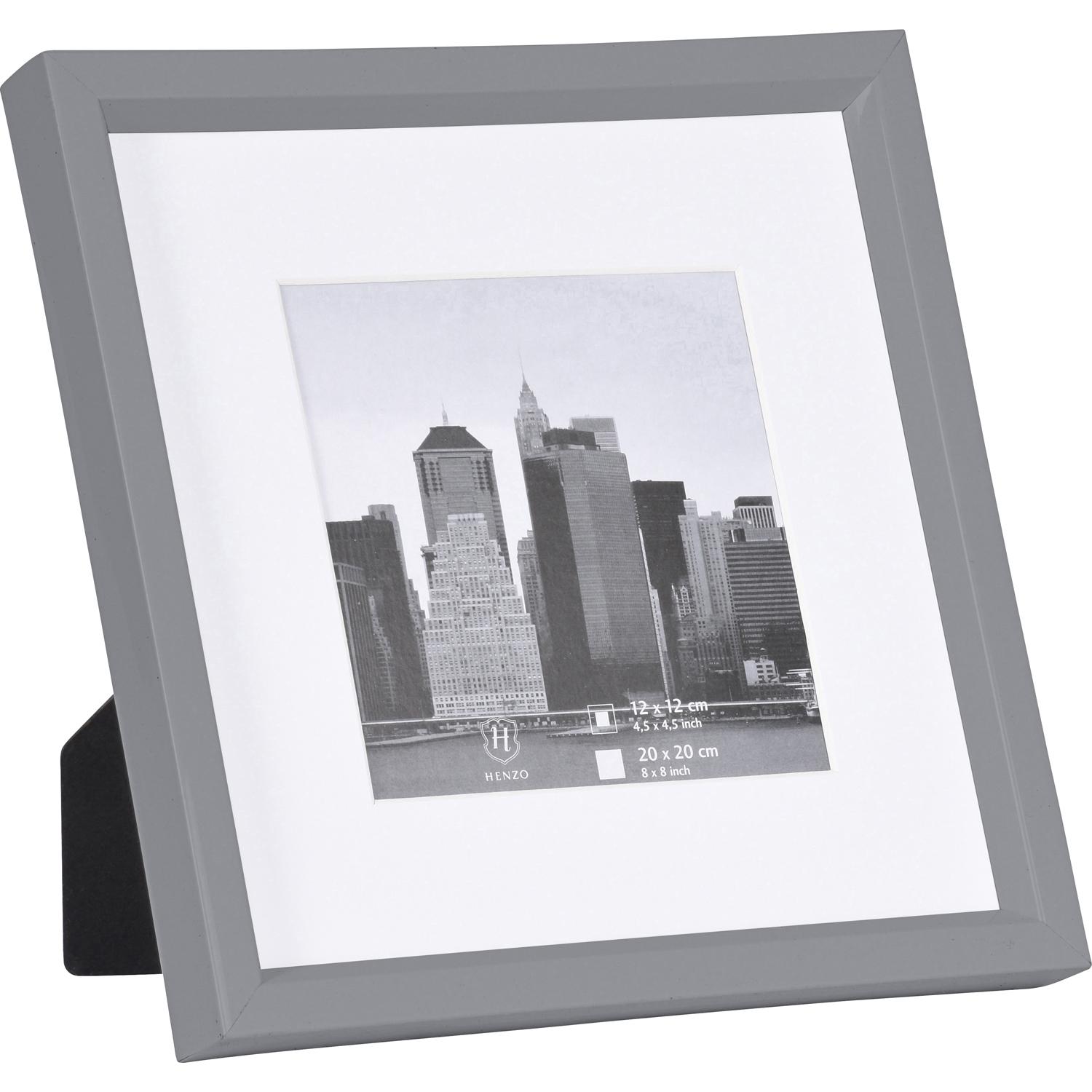 Fotolijst - Henzo - Metallica - Fotomaat 20x20 cm - Zilver