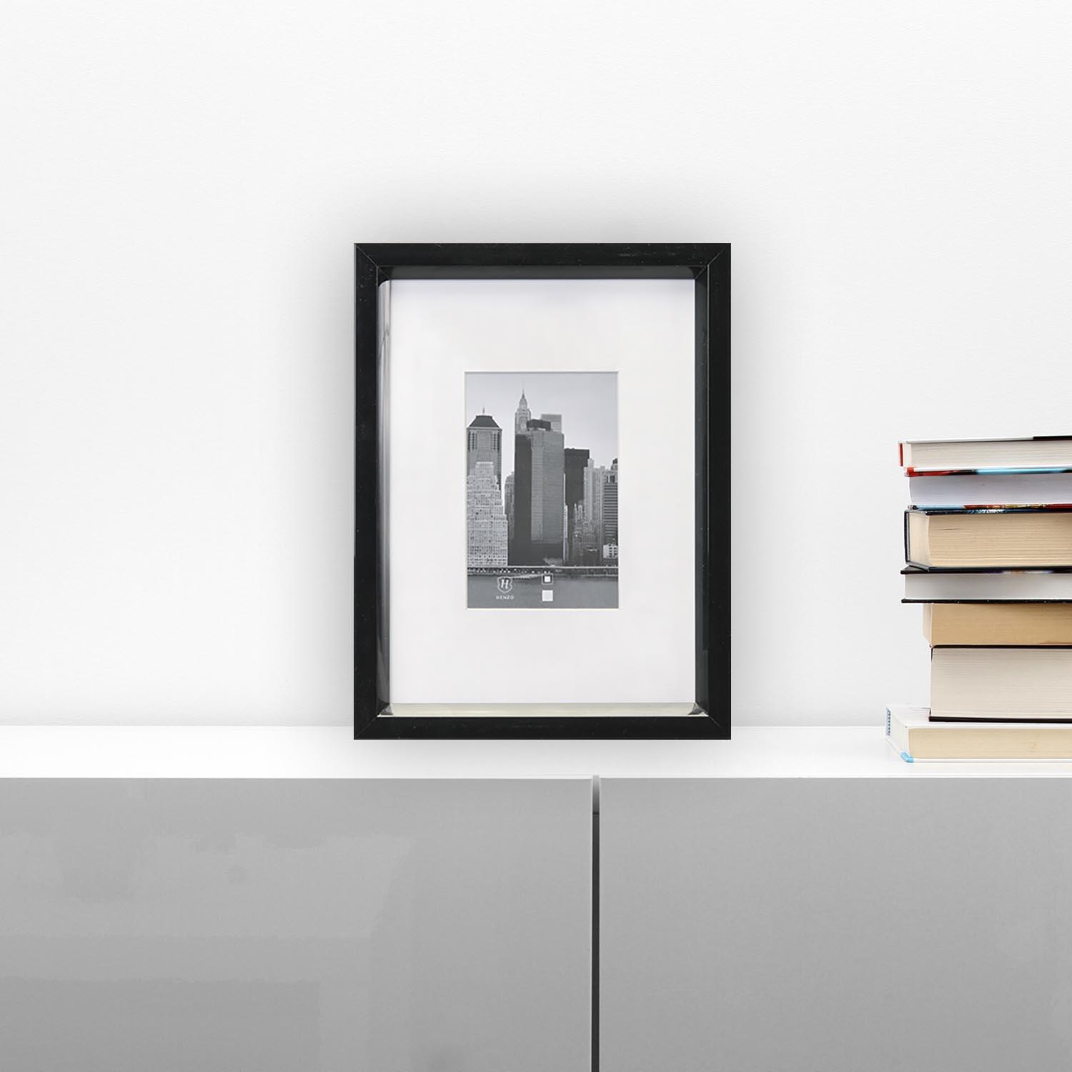 Fotolijst - Henzo - Metallica - Fotomaat 20x30 cm - Zwart