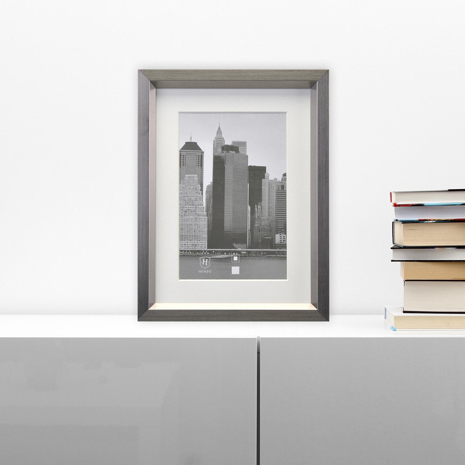 Fotolijst - Henzo - Metallica - Fotomaat 20x30 cm - Donkergrijs