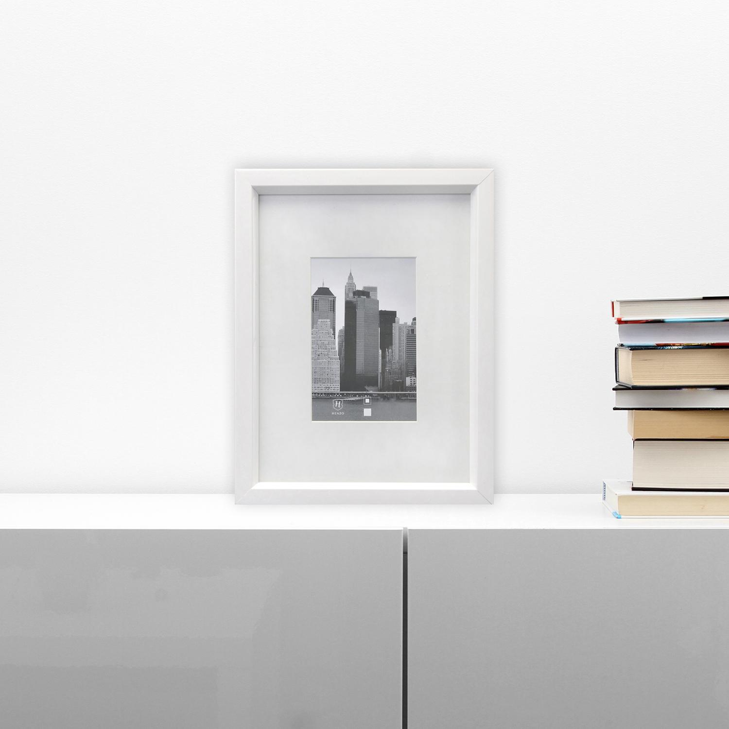Fotolijst - Henzo - Metallica - Fotomaat 20x30 cm - Wit
