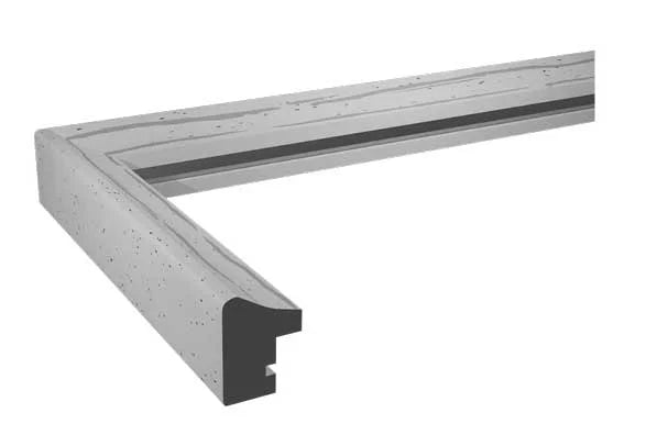 Metropolis hout 30x40 zwart-zilver