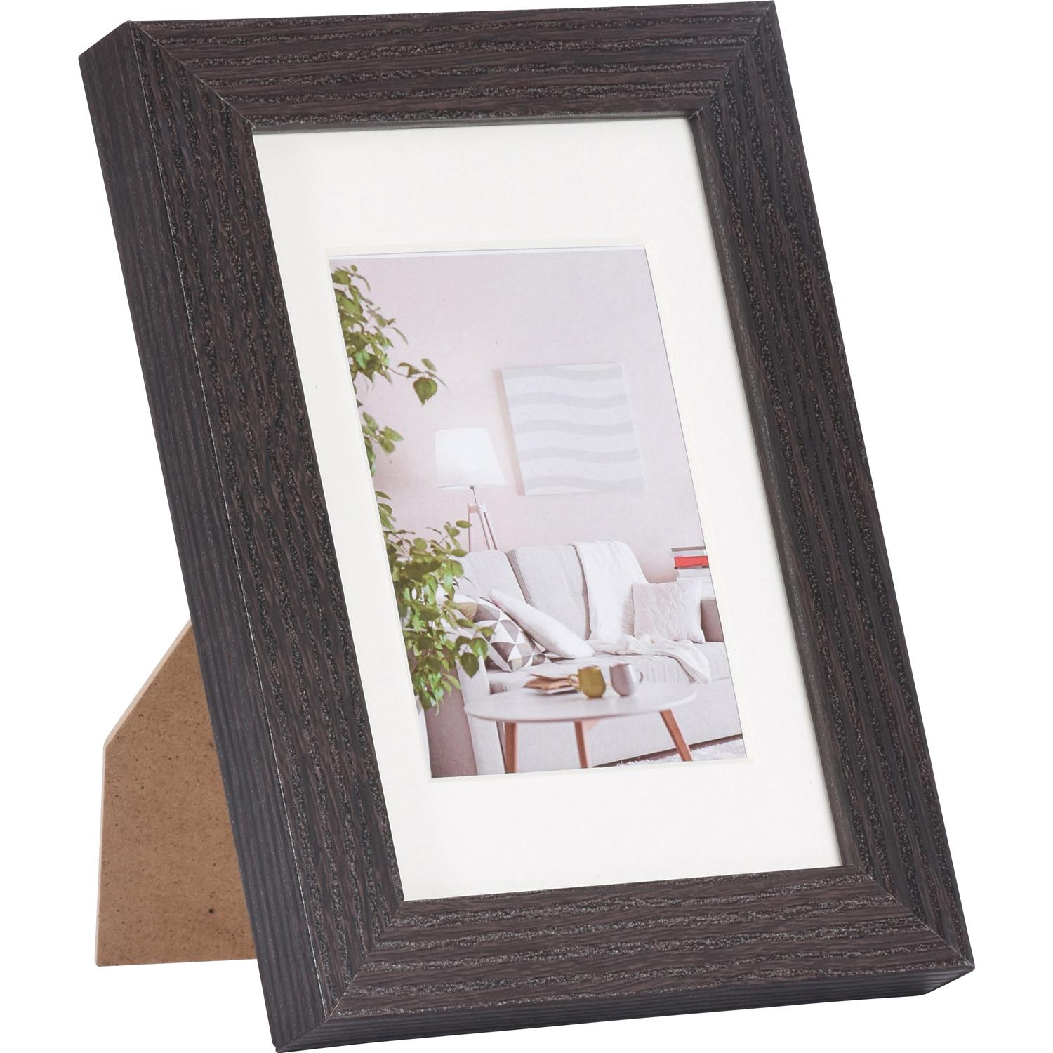 Fotolijst - Henzo - Modern - Fotomaat 10x15 cm - Donkerbruin