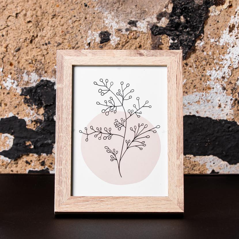 Fotolijst - Henzo - Modern - Fotomaat 15x20 cm - Lichtbruin