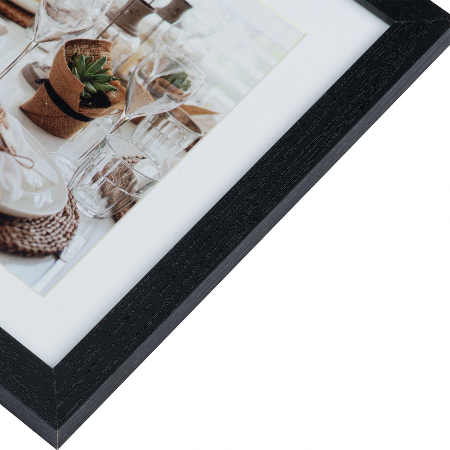 Fotolijst - Henzo - Modern Gallery - Collagelijst voor 7 foto's - Fotomaat 10x15 cm - Zwart