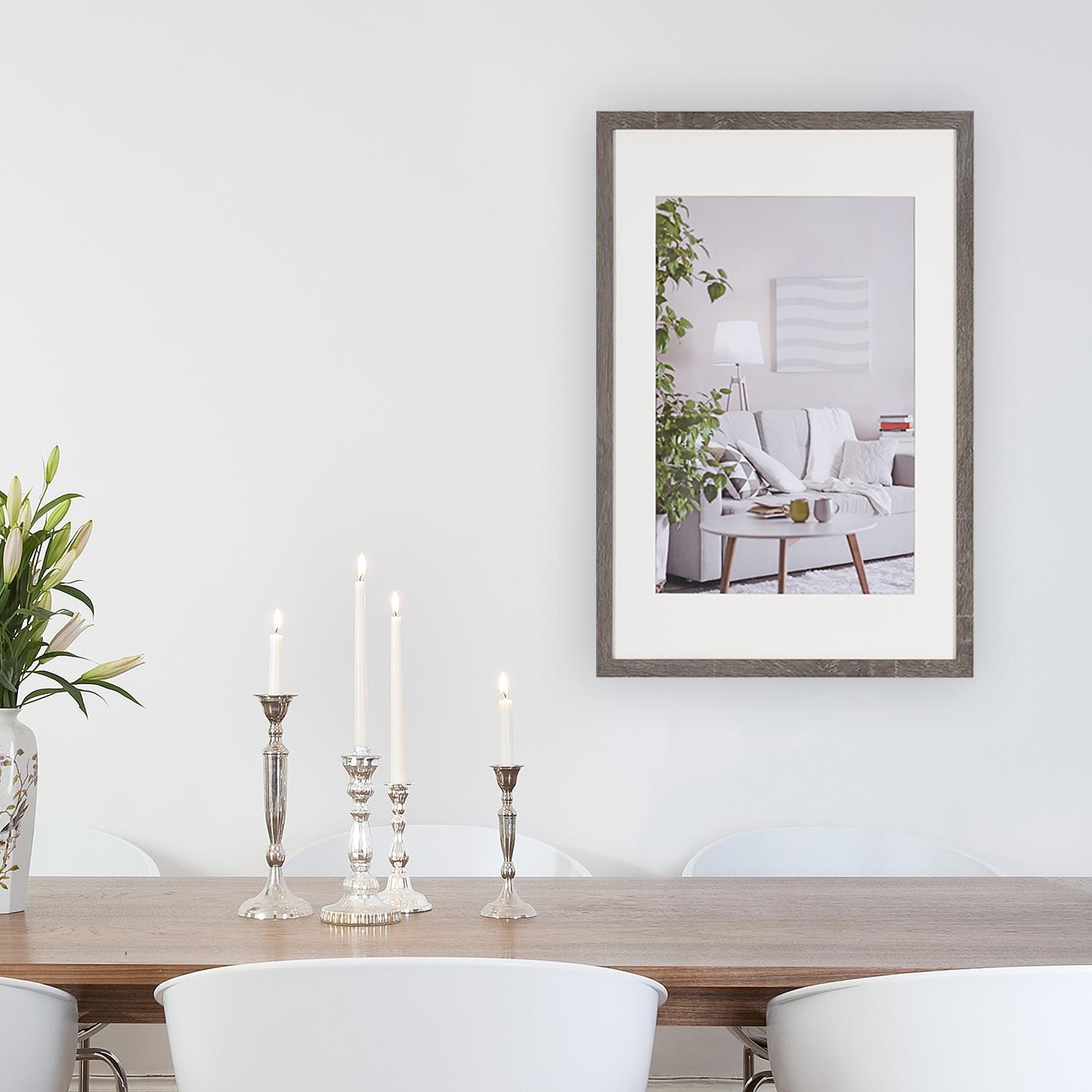 Fotolijst - Henzo - Modern - Fotomaat 40x60 cm - Donkergrijs