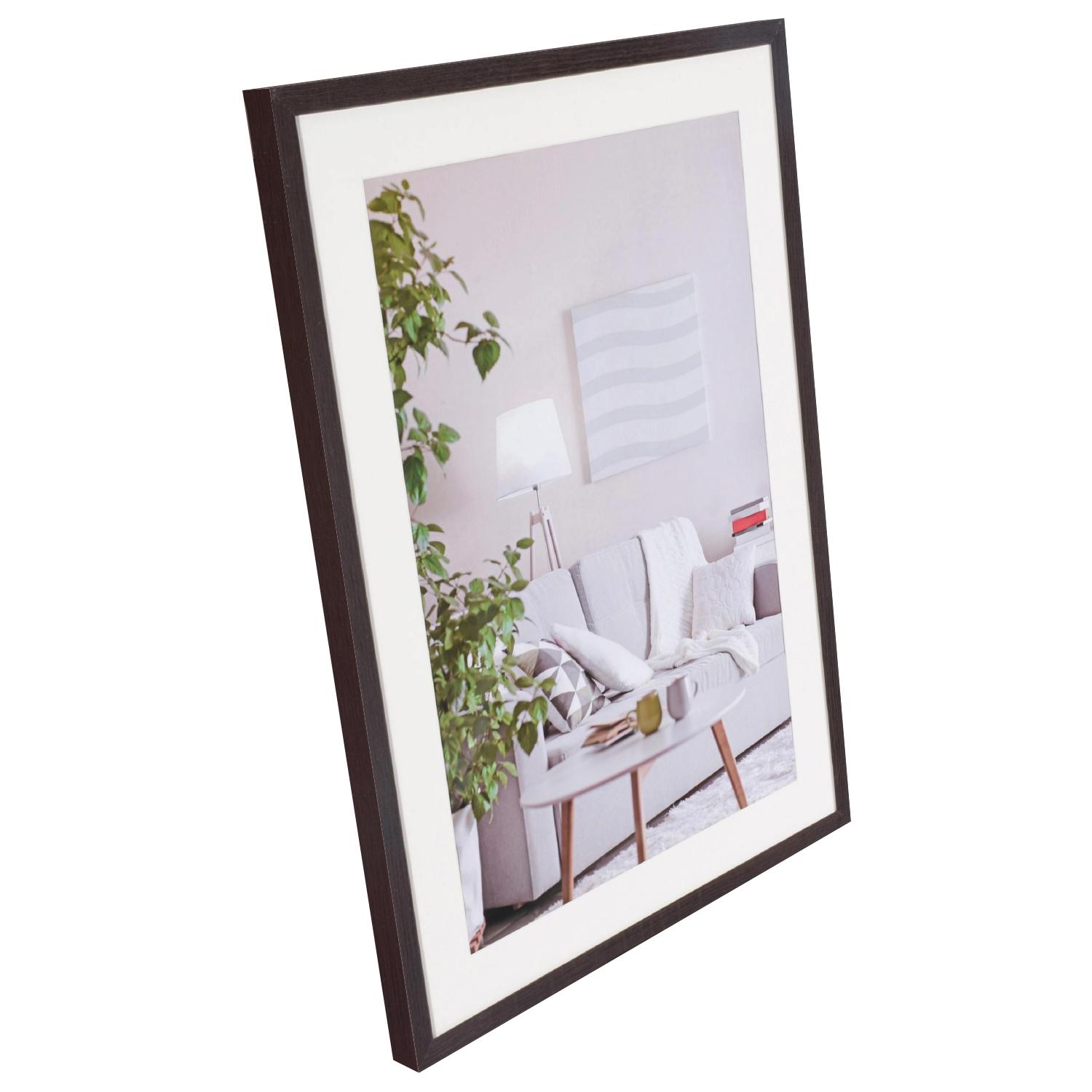 Fotolijst - Henzo - Modern - Fotomaat 50x70 cm - Donkerbruin