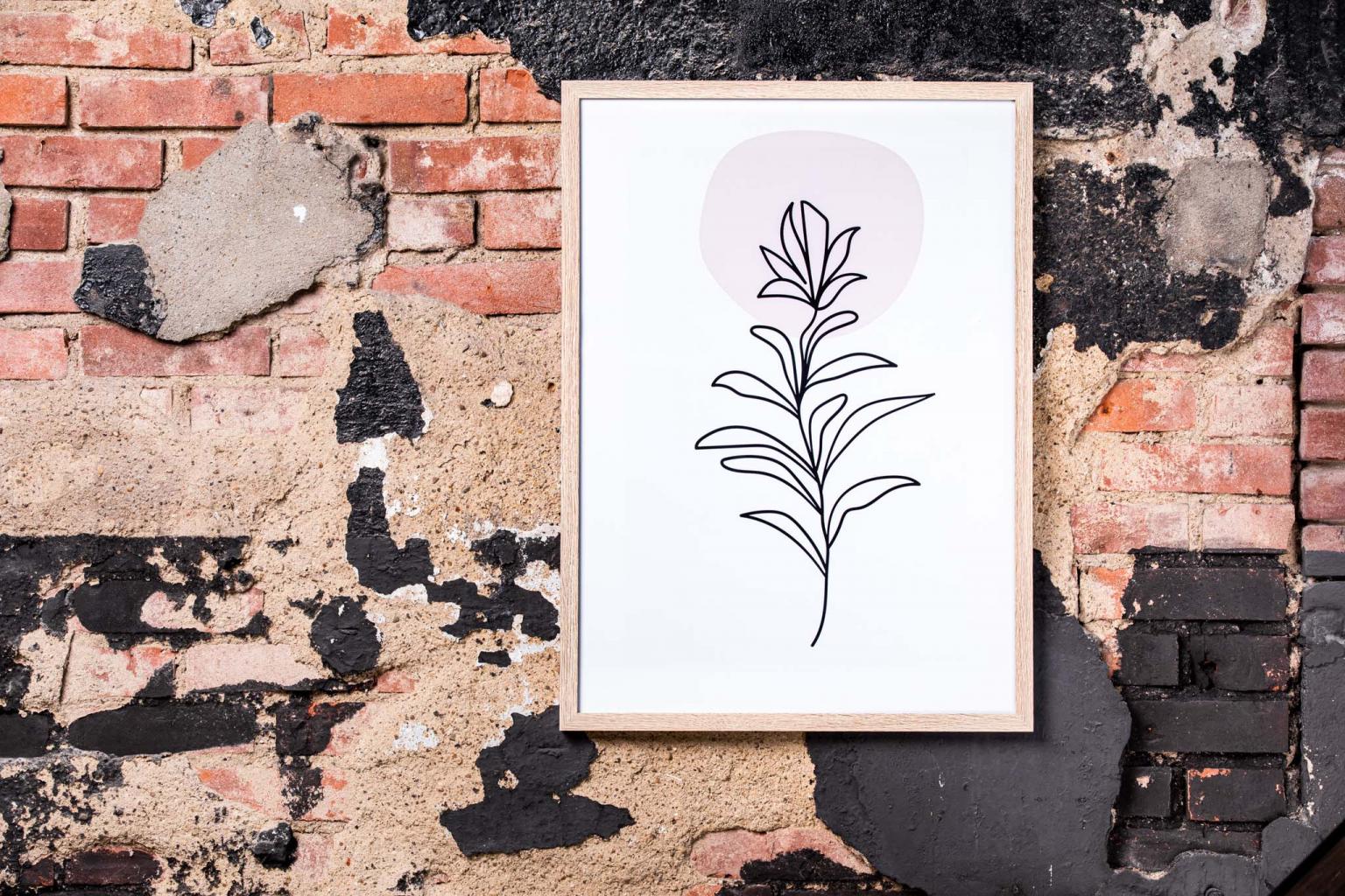 Fotolijst - Henzo - Modern - Fotomaat 60x90 cm - Lichtbruin