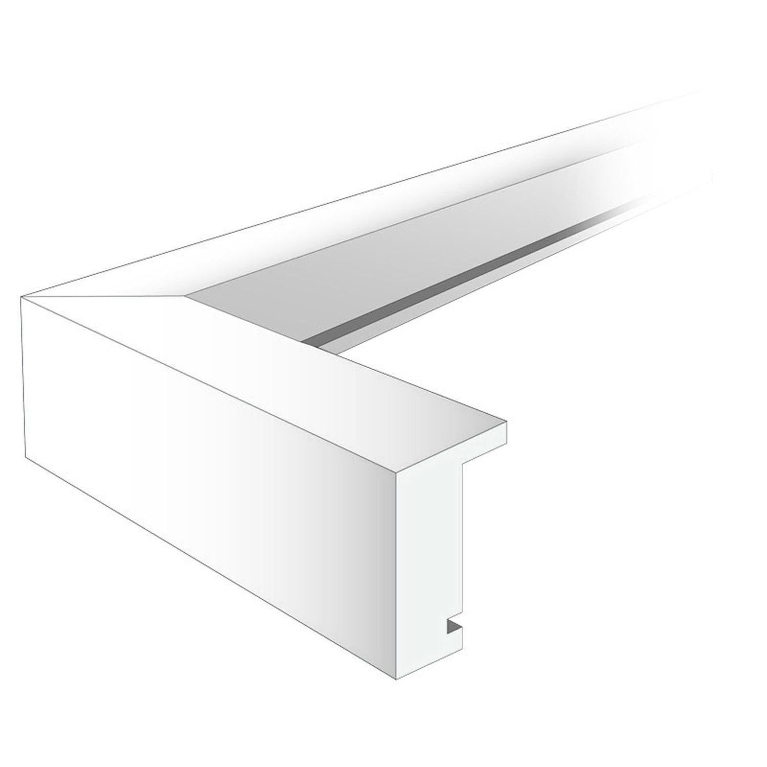 Fotolijst - Henzo - Piano - Fotomaat 15x20 cm - Wit