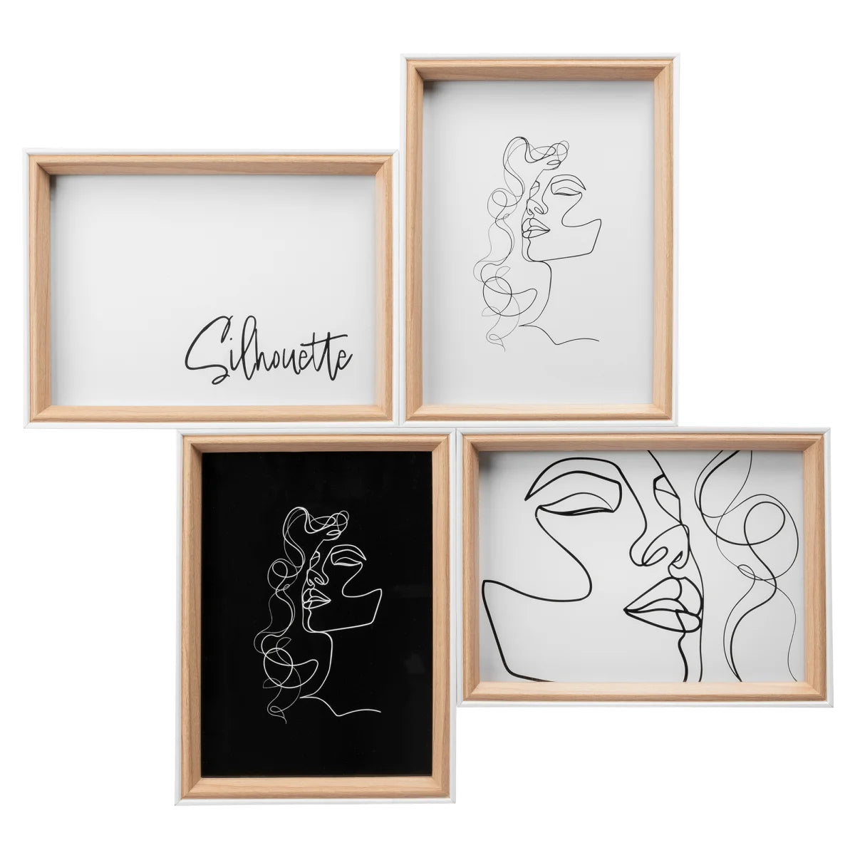 Silhouette galerielijst 4x13x18 beuken