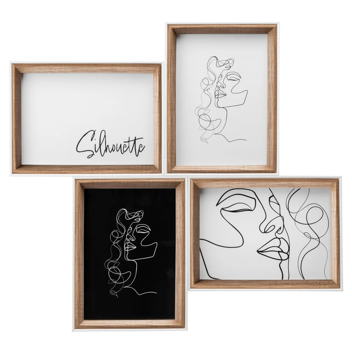 Silhouette galerielijst 4x13x18 naturel