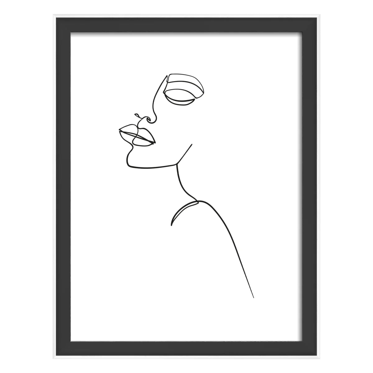 Silhouette fotolijst 15x20 zwart