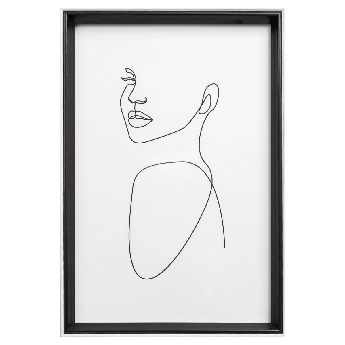 Silhouette fotolijst 20x30 zwart