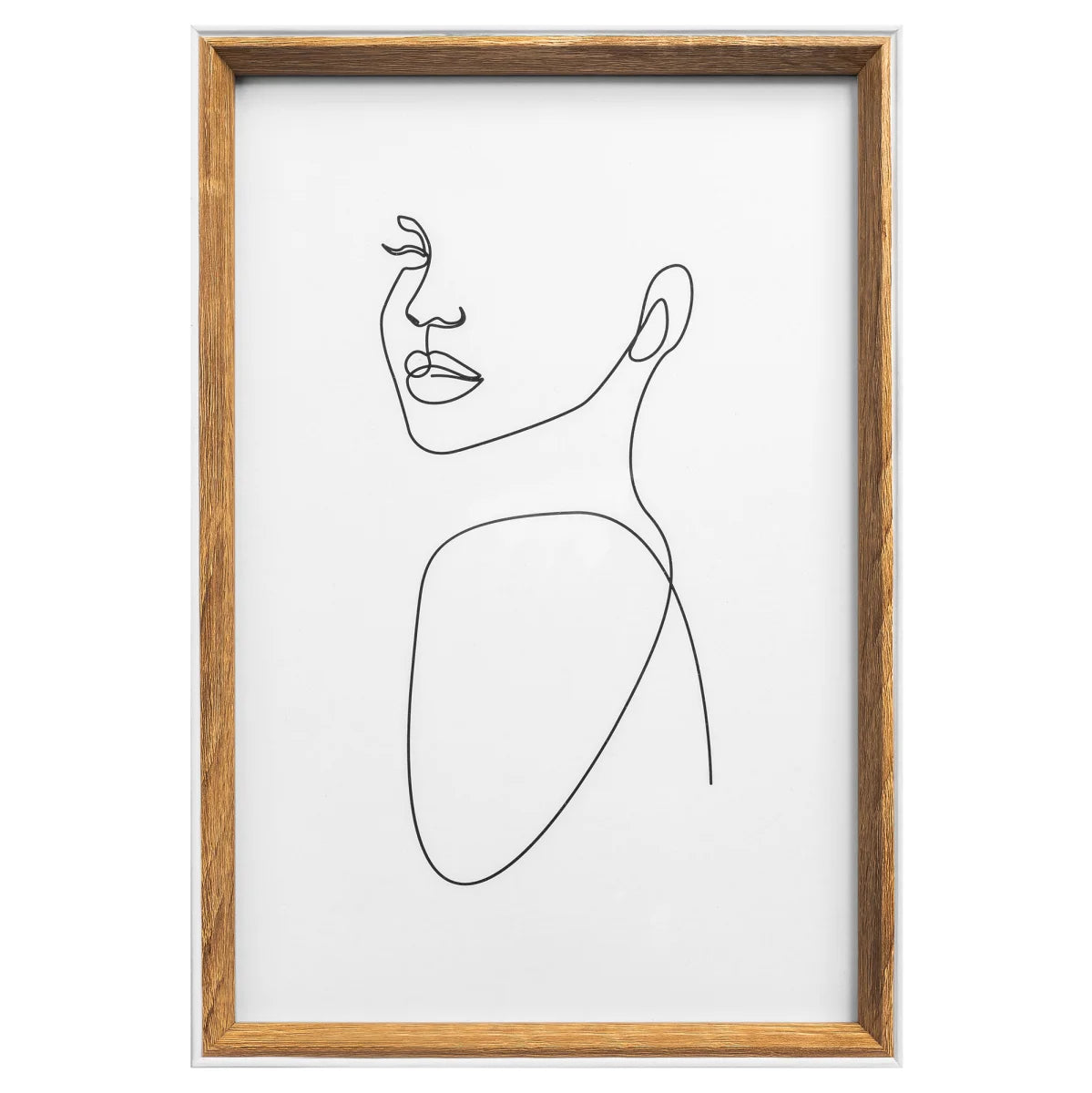 Silhouette fotolijst 40x50 naturel