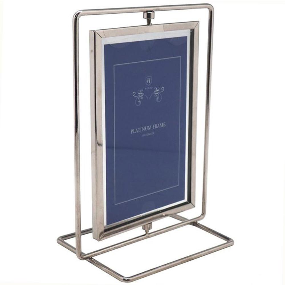 Fotolijst - Henzo - Platinum Single Swing - Fotomaat 10x15 cm - Zilver