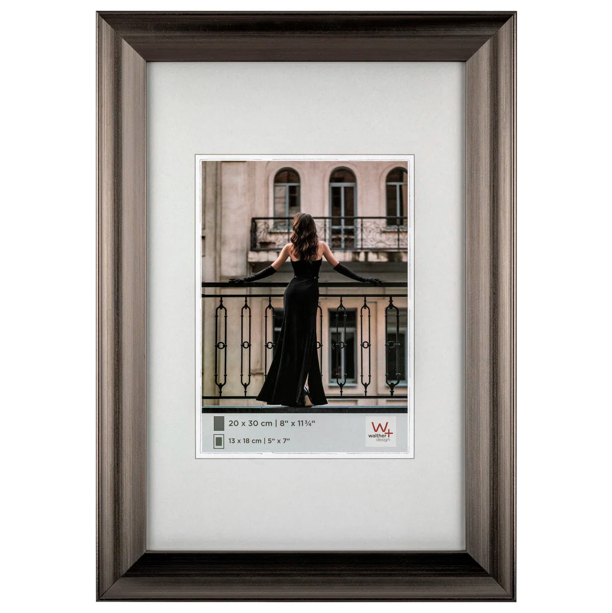 Venice fotolijst 13x18 staalgrijs