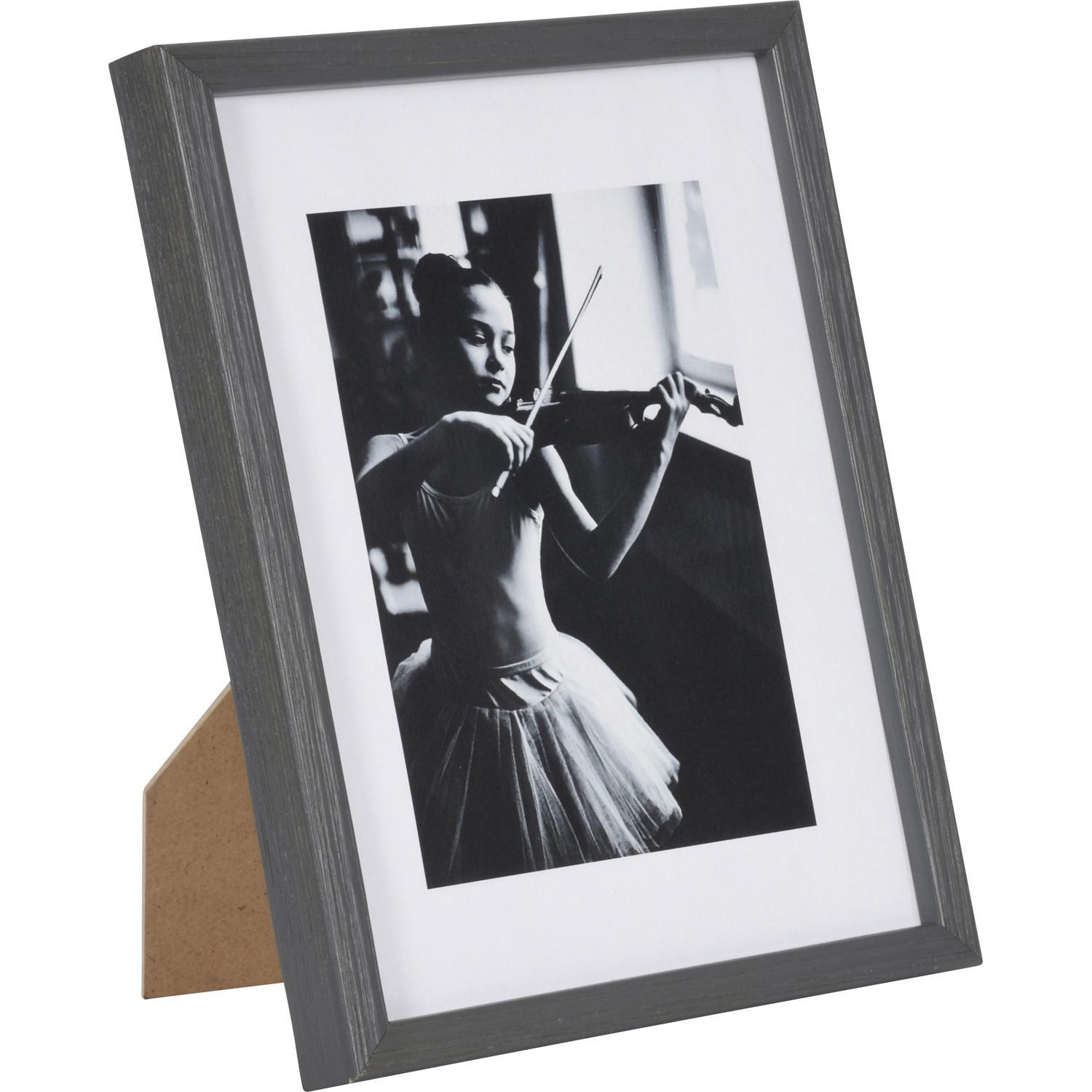 Fotolijst - Henzo - Viola - Fotomaat 10x15 cm - Donkergrijs