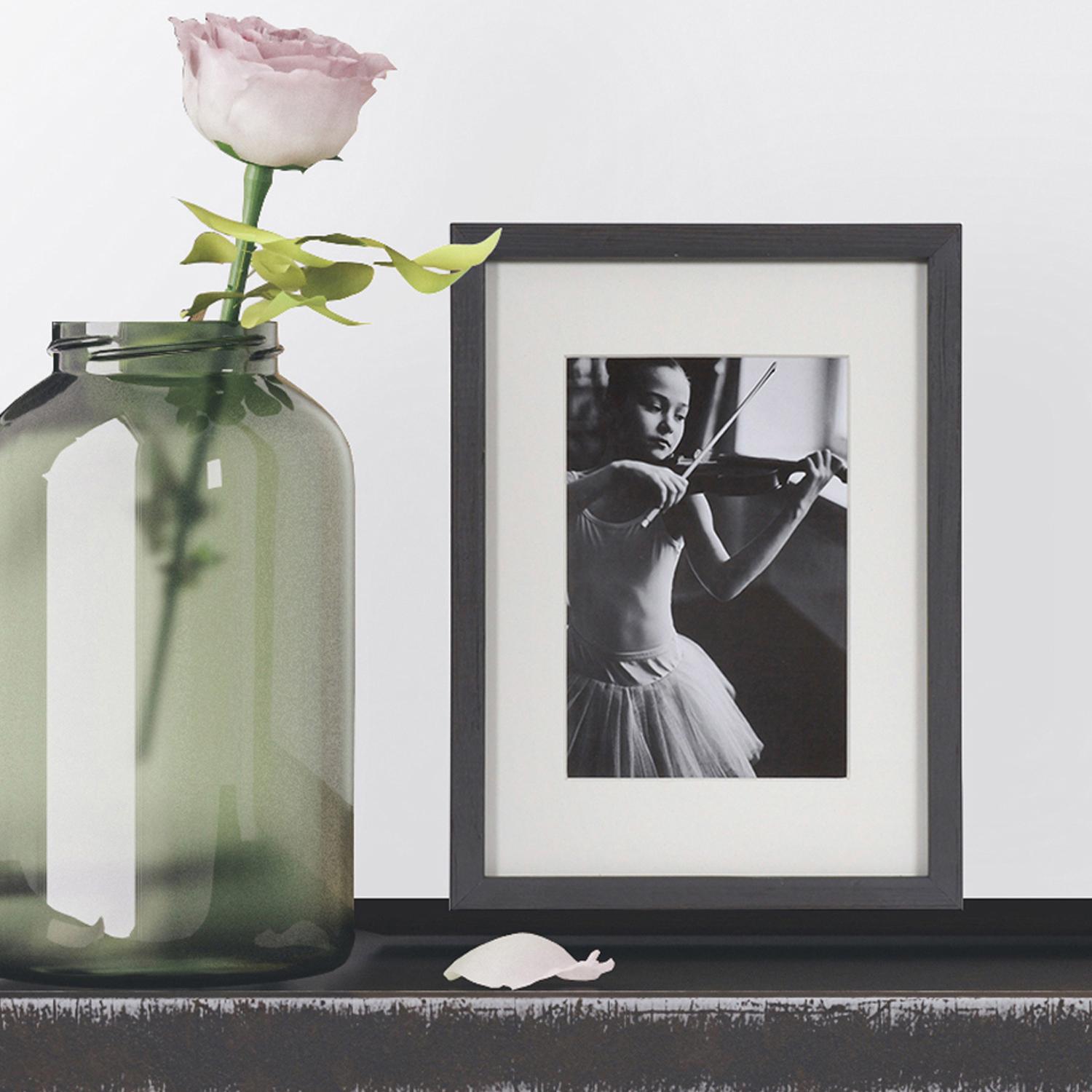 Fotolijst - Henzo - Viola - Fotomaat 13x18 cm - Donkergrijs