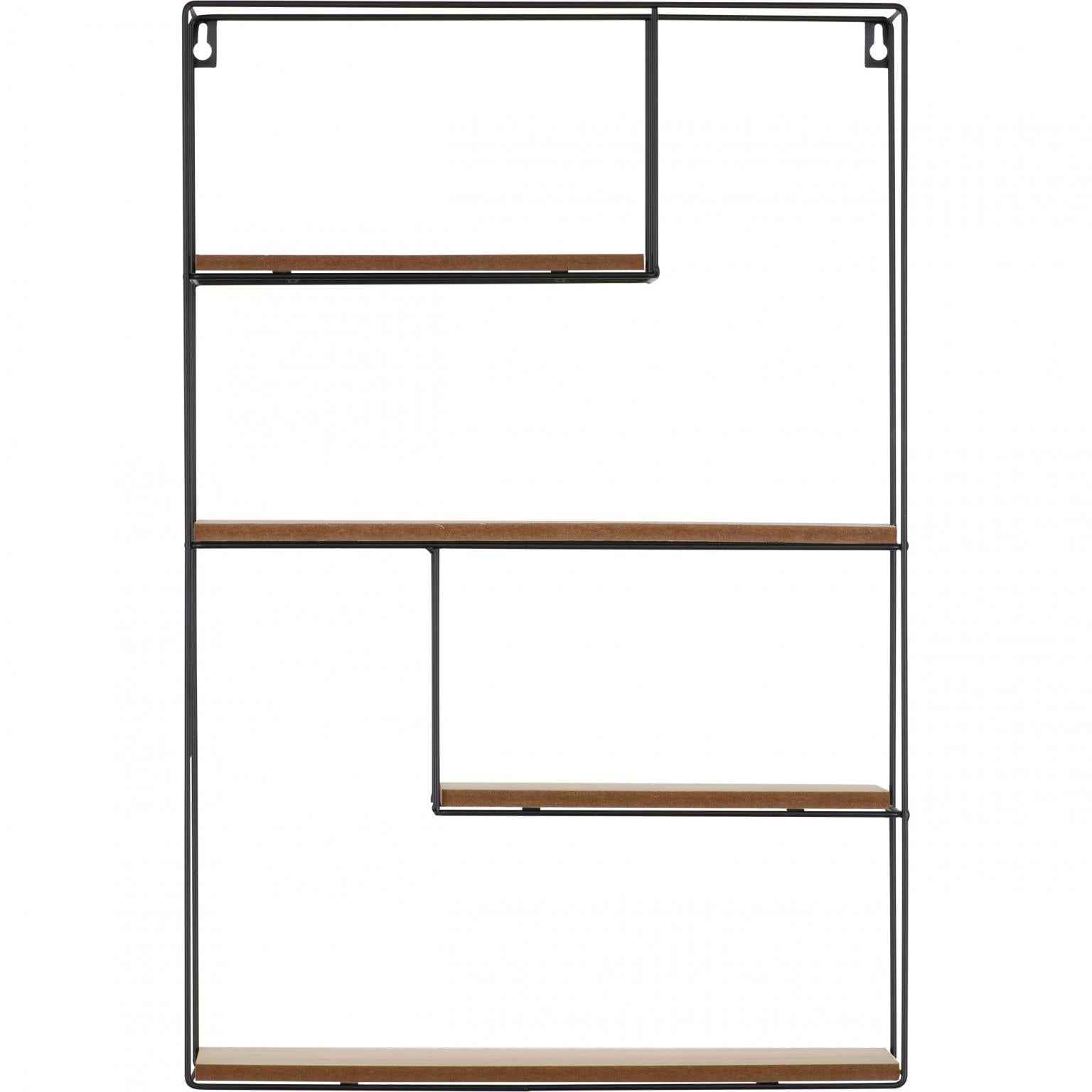 Wandrek - Henzo - 40x60x10 cm - Zwart