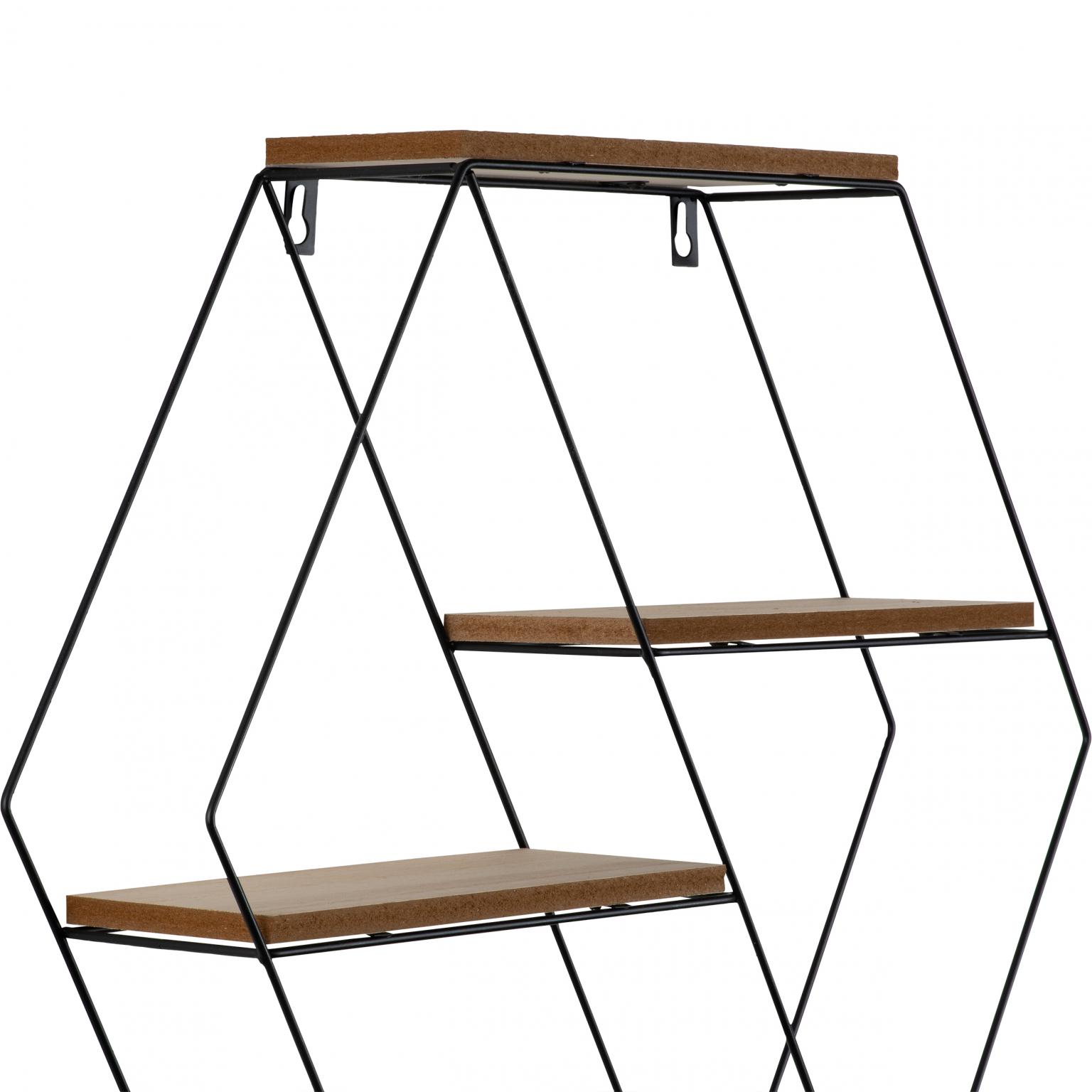 Wandrek - Henzo - 445x50x10 cm - Zwart