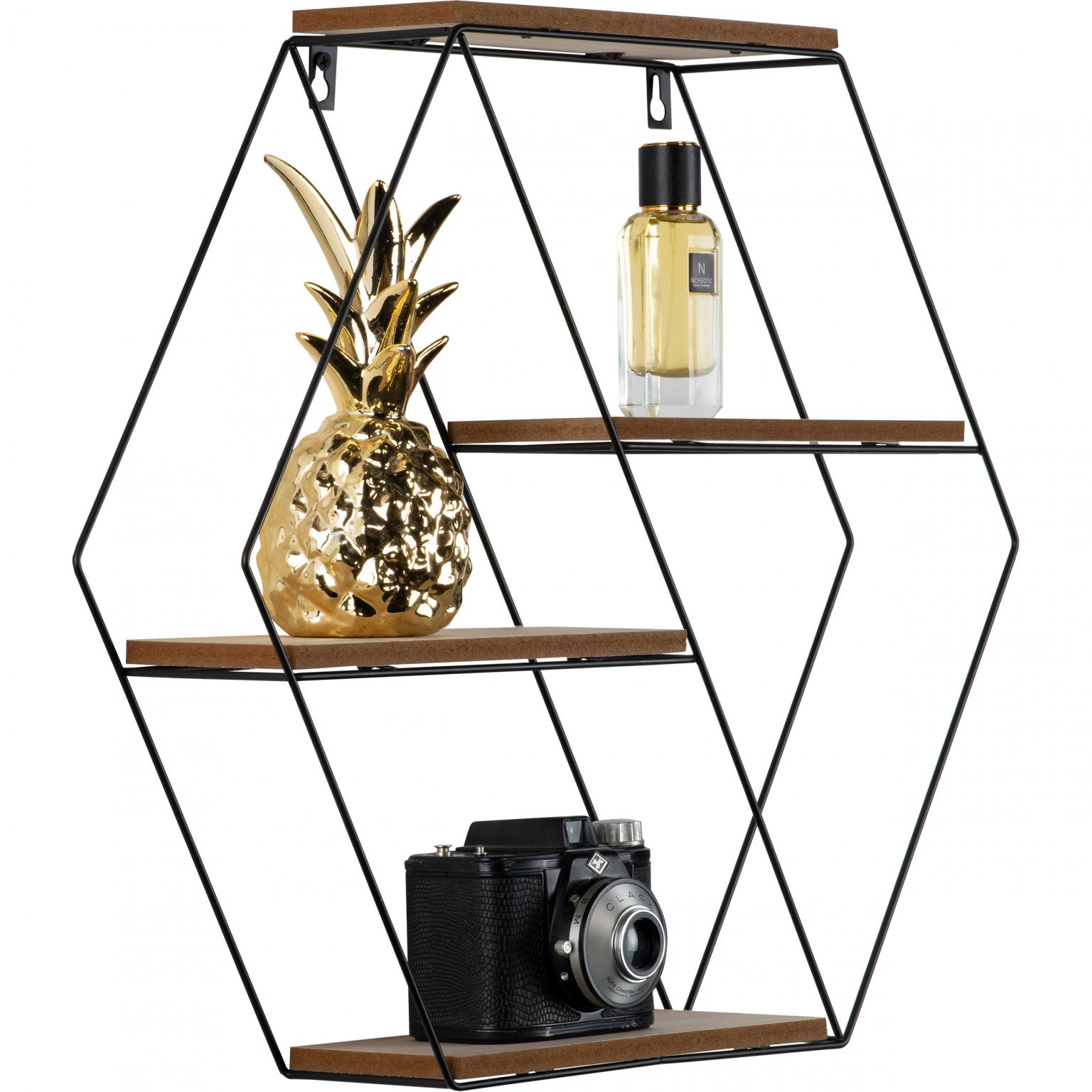 Wandrek - Henzo - 445x50x10 cm - Zwart