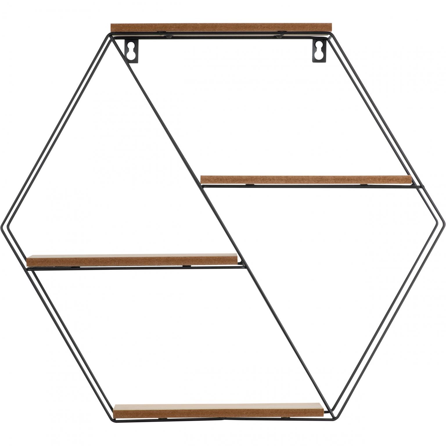 Wandrek - Henzo - 445x50x10 cm - Zwart
