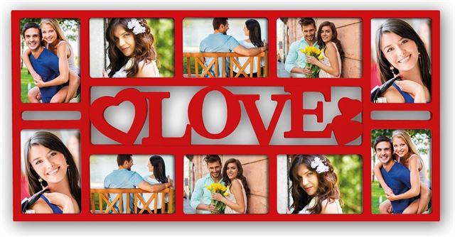 Zep Fotolijst XB5055R Reus Red voor 10 Foto s