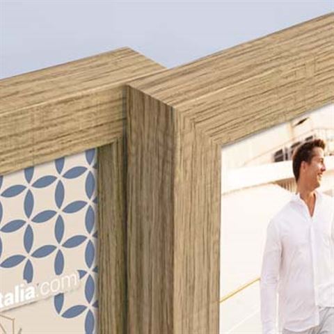 Zep Fotolijst ZD49B Bormio Brown  voor 4 Foto s