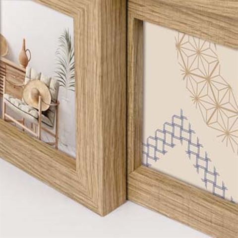 Zep Fotolijst ZD49B Bormio Brown  voor 4 Foto s