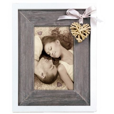 Zep Houten Fotolijst TY0846 Blaye Grey/White 10x15 cm