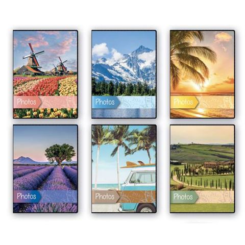 Zep Insteekalbum Set 36x MV4640T Viaggio voor 40 Foto s 10x15 cm