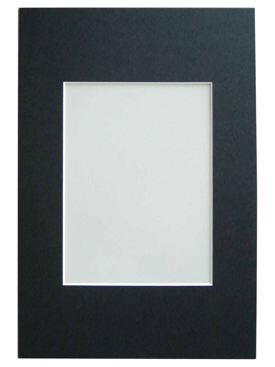 Formaat 13x18 met uitsnede 9x13 zwart