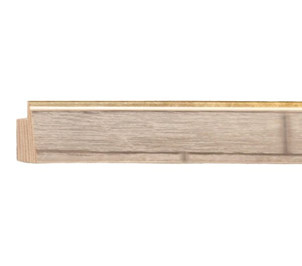 Maatwerk profiel 2126 Wit plank/gouden lip