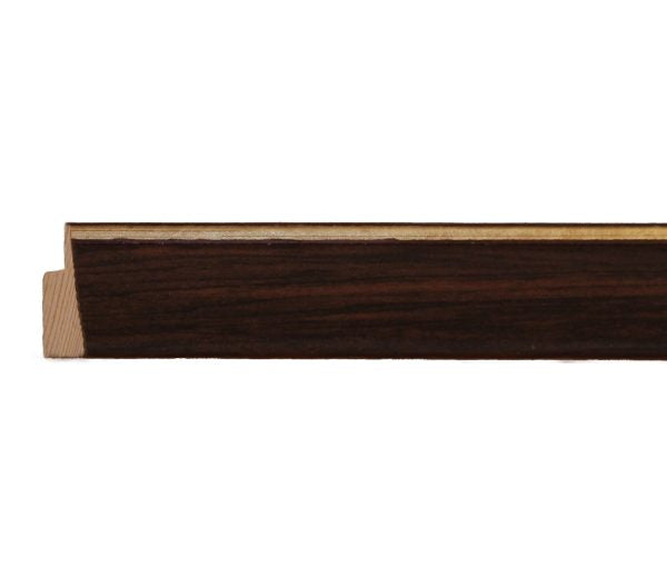 Maatwerk profiel 2130 Donker bruin/gouden lip