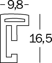 New Lifestyle Kunststof lijst 59,4x84 [A1] zilver