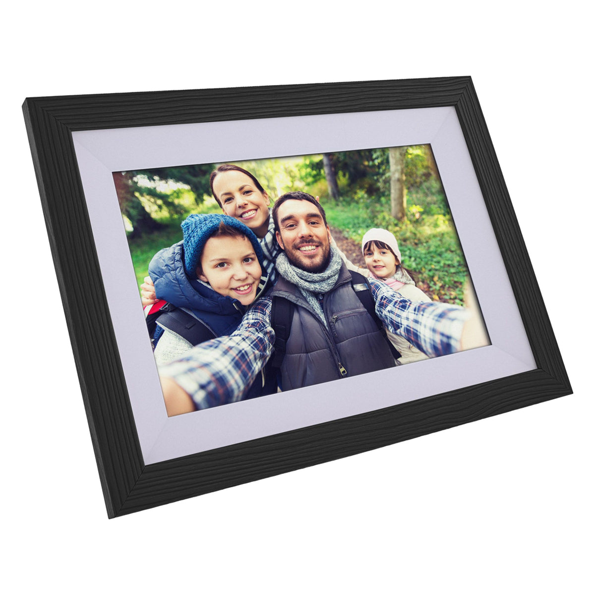 InLine WiFRAME 2 Frameo digitale fotolijst 10,1 inch – Zwart / Wit / Walnoot – 1