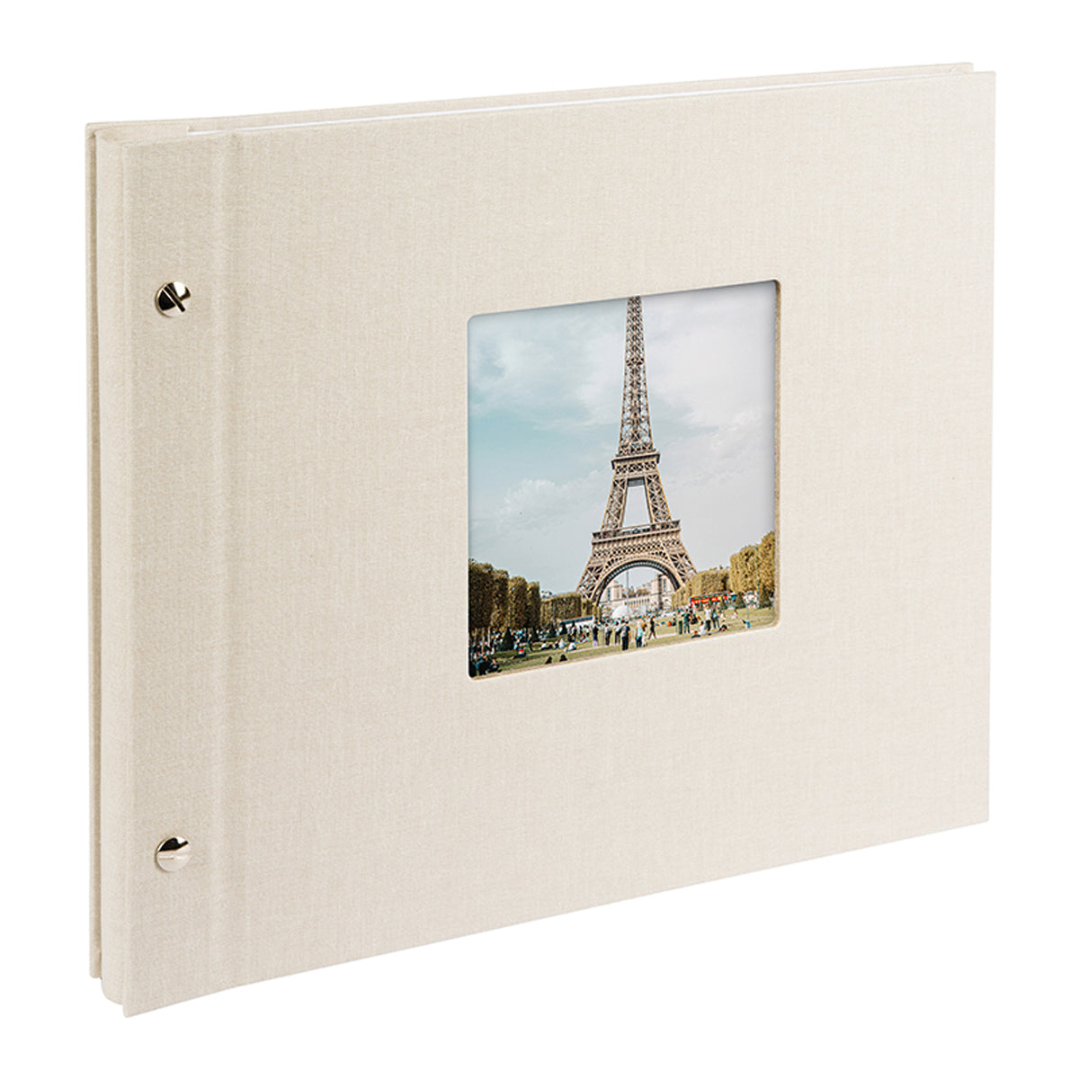 Goldbuch Bella Vista 30x25 cm, 40 witte pagina's, zandgrijs, schroefalbum
