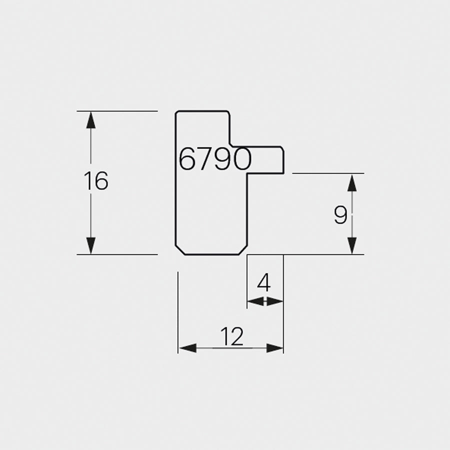 alfo. Neapel 15x20 cm wit-eiken, houten fotolijst