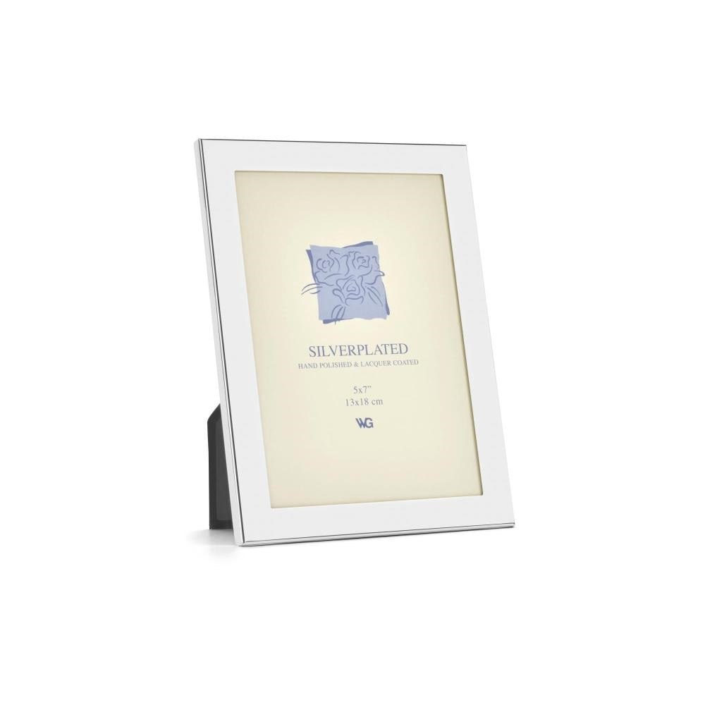 Fotolijst silverplated modern breed