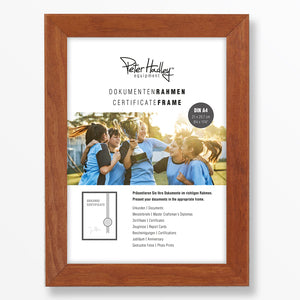Peter Hadley Nina 21x29,7 cm. [=A4] bruin houten fotolijst