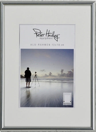 Peter Hadley Tibet aluminium lijst 30x40 cm. glanzend zilver